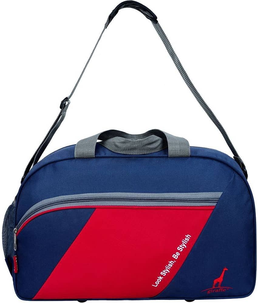 Giraffe 30 Ltrs Blue Polyester Duffle Bag