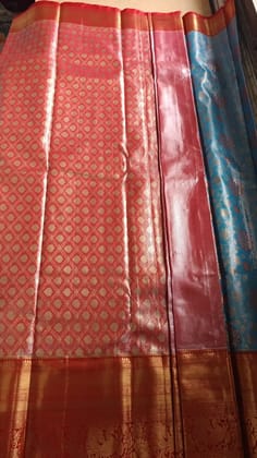 Premium Cotton Saree in Pastel Pink