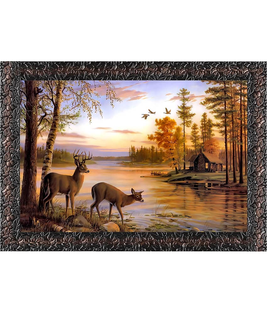 Indianara Landscape Painting With Frame