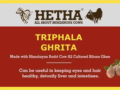 Triphala Ghrita (Size - 100 ml) by HETHA Triphala Ghrita (Size - 100 ml) by HETHA