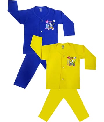 INFANT Pack of 2 Baby Boys 100% Cotton ( Red & Yellow )