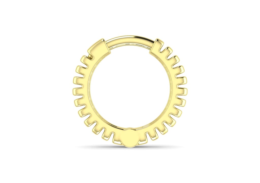 Cutting Edge Men's Hoop Earring (1 Pc Only)