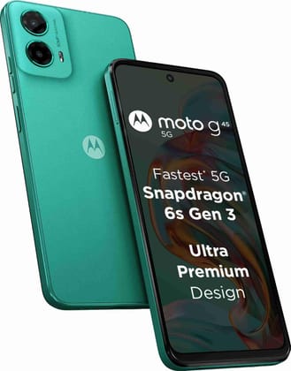 Motorola G45 5G (Brilliant Green, 8GB RAM, 128GB Storage) | 6.5" FHD+ Display | Snapdragon 6 Gen1 Processor | 50MP Camera | 16MP Front Camera | 5000mAh Battery | 33W Charging Motorola G45 5G (Brilliant Green, 8GB RAM, 128GB Storage) | 6.5" FHD+ Display |
