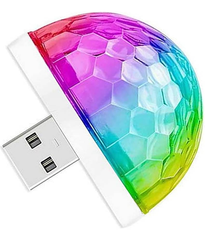 YESKART - Multicolor Night Lamp ( Pack of 2 )