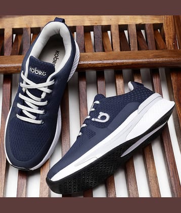 koburg Navy Blue Men's Sports Running Shoes