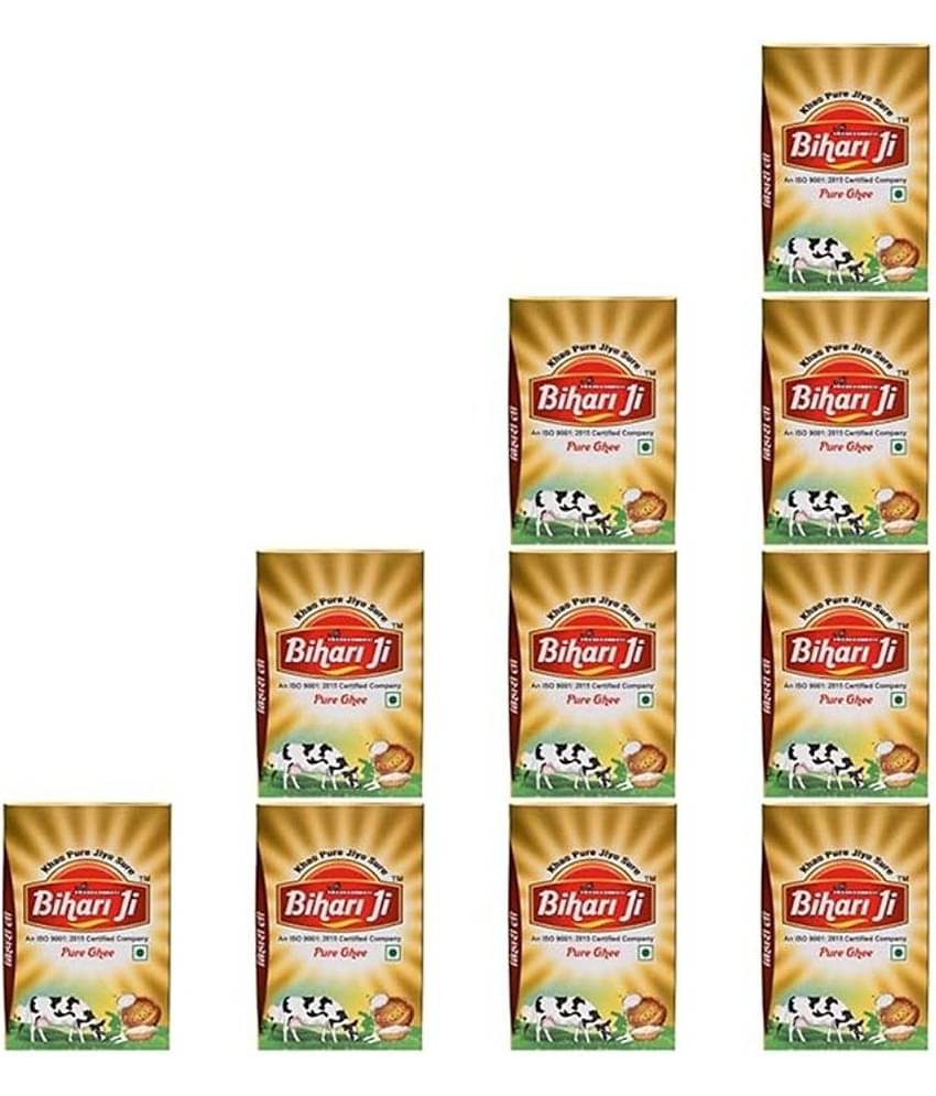 Bihari ji Ghee 100 mL Pack of 10