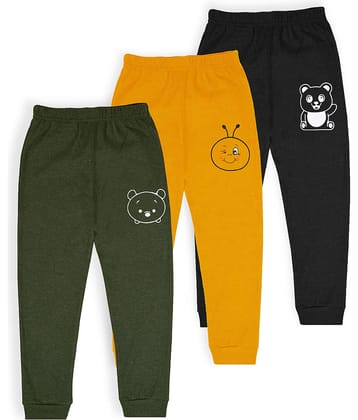 J&JP Pack of 3 Boys Cotton Blend Trackpant ( Multicolor )