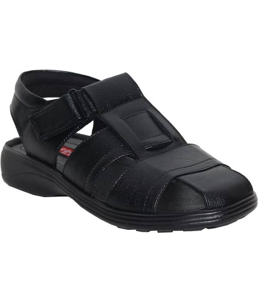 Leeport - Black  Men's Sandals