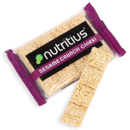 Nutritius Sesame Crunch Chikki, 100 gm