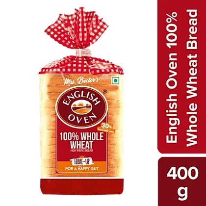 English Oven Whole Wheat Bread 400 GRAM