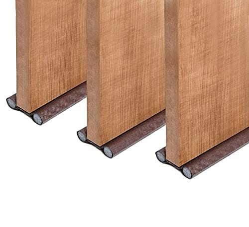 SmartCam Sound Proof Foam Door Bottom Sealing Strip Noise Reduction Blocker Under Door Draft Stopper Window Sealer Door Window Hardware (Pack of 3)