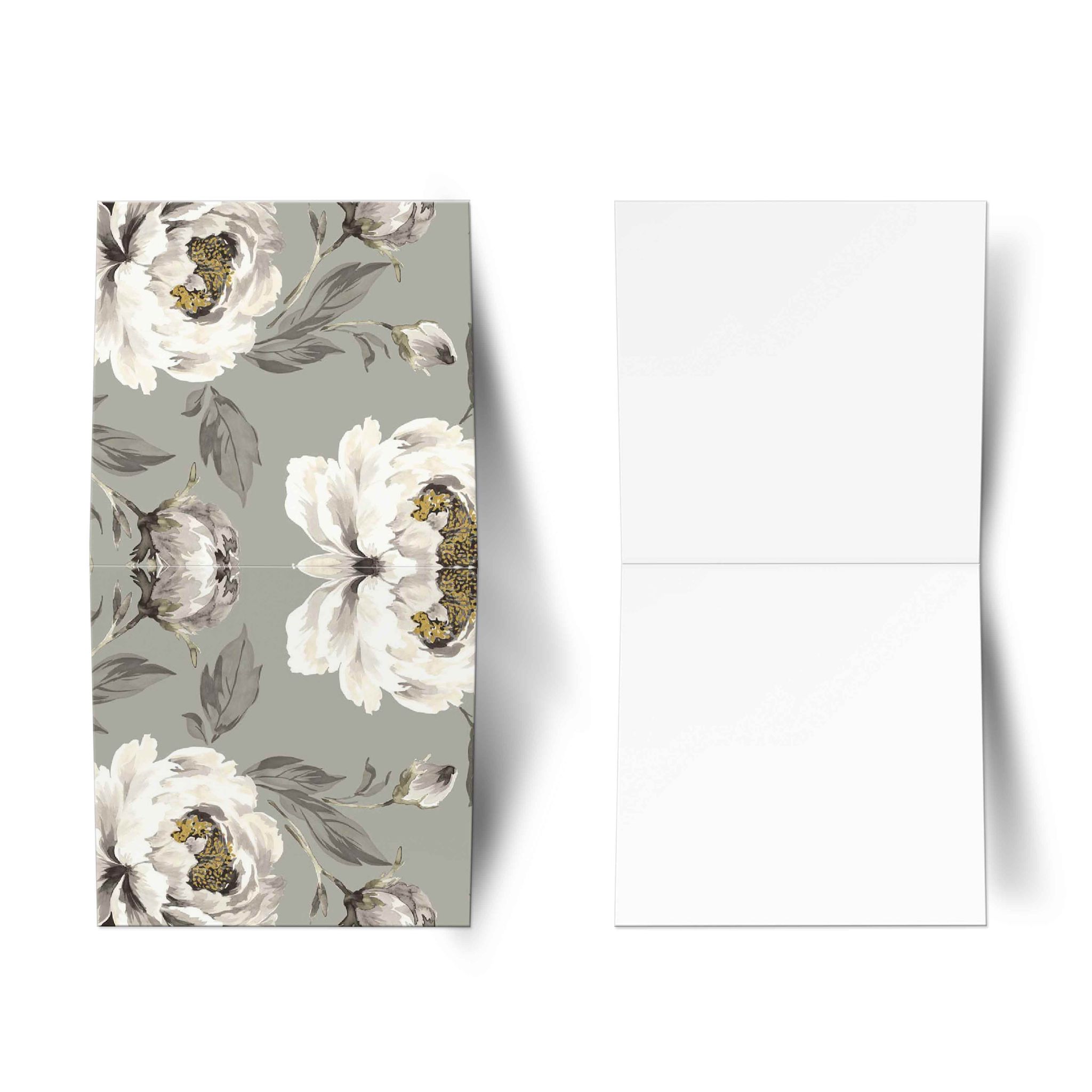 English Garden - Mini Folding Cards-Pack of 25 / No