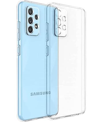 Case Vault Covers - Transparent Silicon Silicon Soft cases Compatible For Samsung Galaxy A23 ( Pack of 1 )