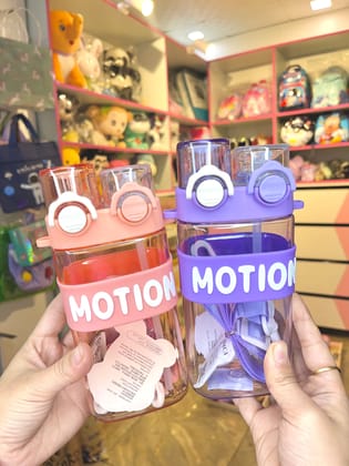Dual Mouth Sipper | Stylish Dual Mouth sipper with Strap-Lavender