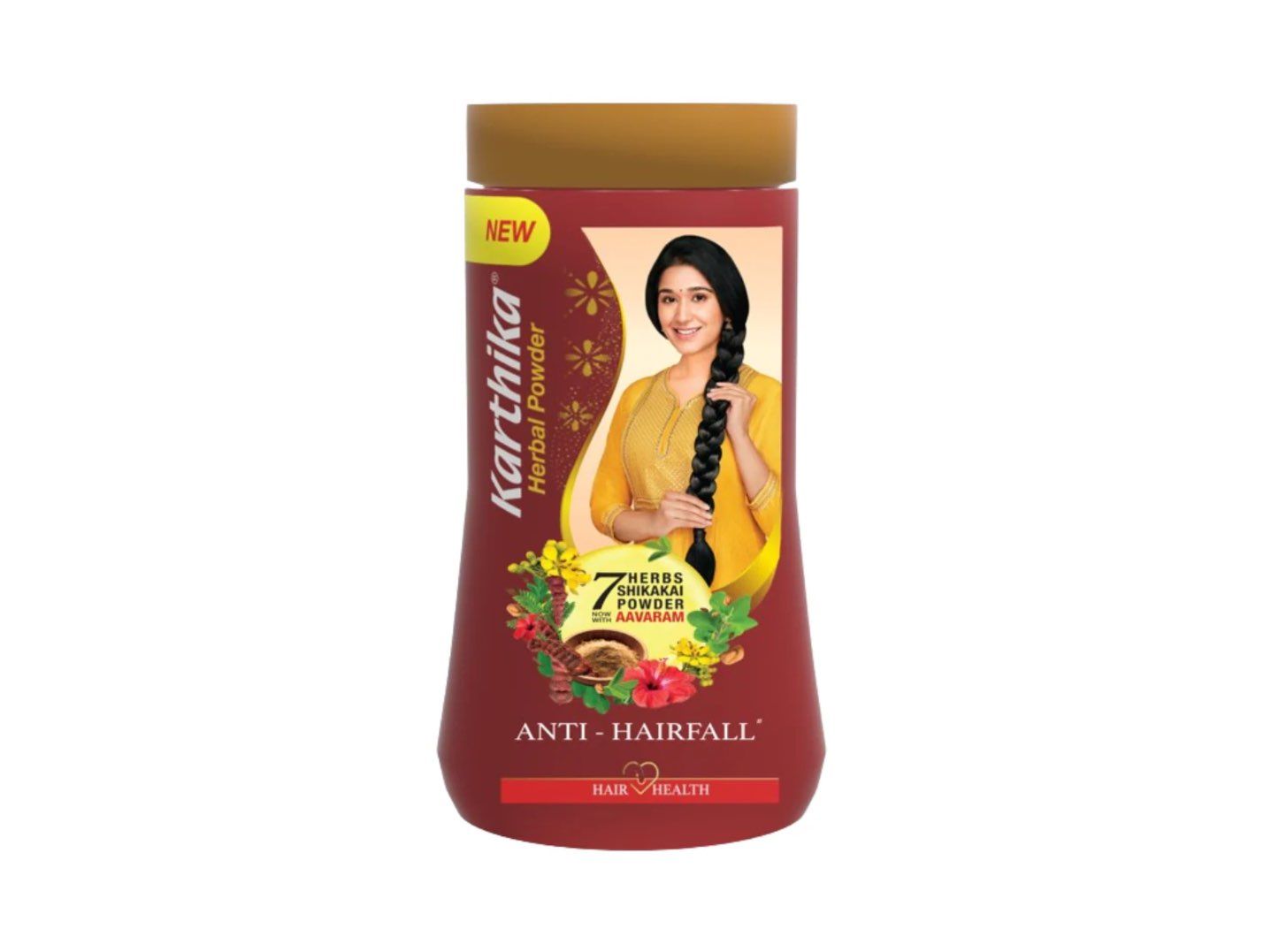 (Pack of 4) Karthika Herbal Powder Container - 170 gm