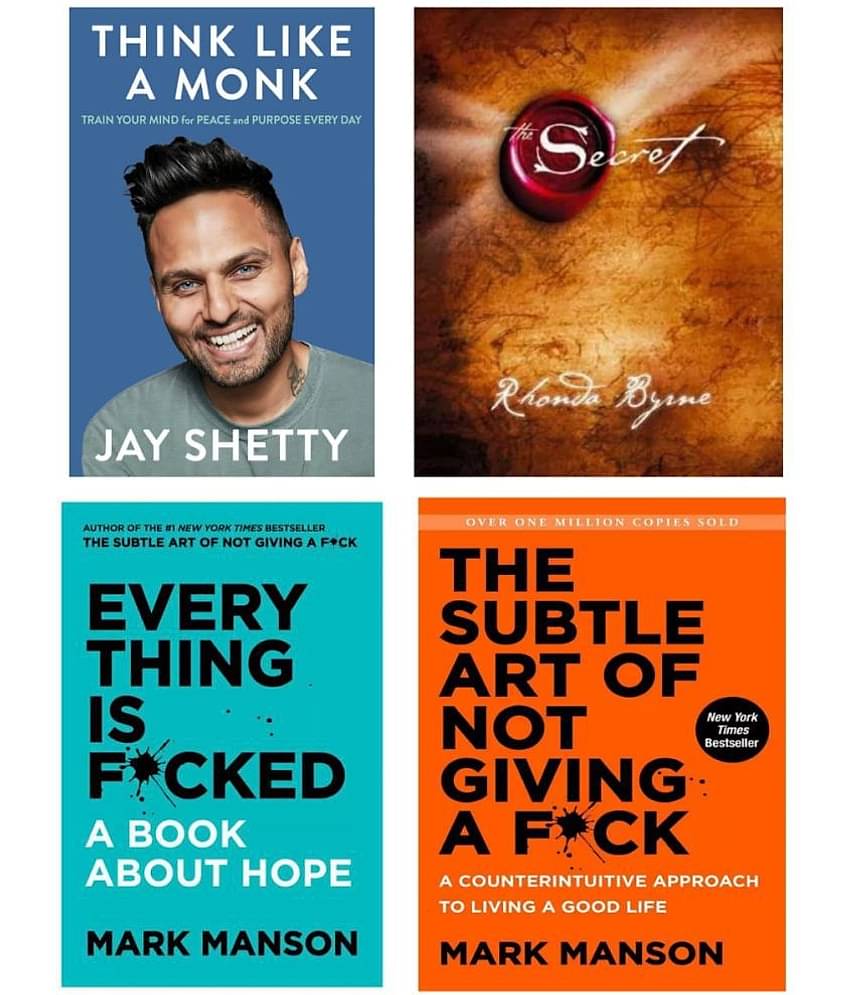 Think Like A Monk + Secret +Everything + The Subtle Art