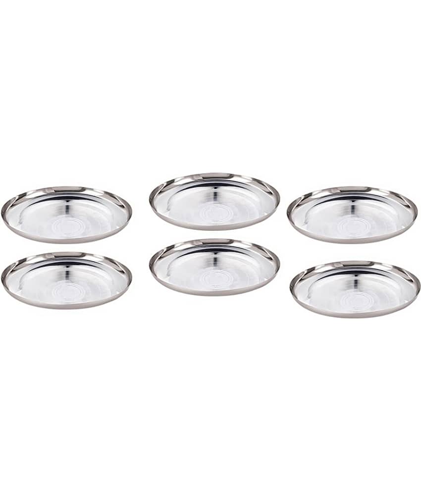 Neelam 6 Pcs Stainless Steel Full Plate