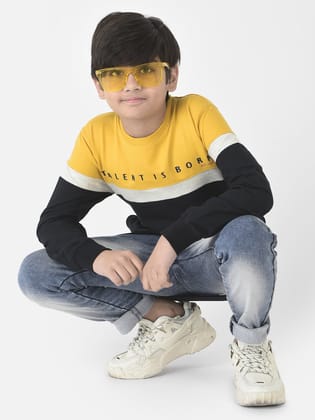Mustard Talent Sweatshirt-5-6Y / Mustard