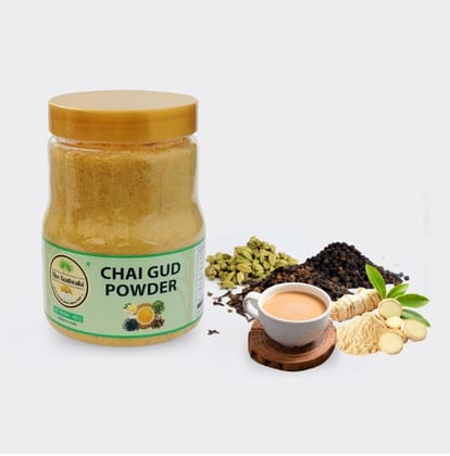 The Gudwala Jaggery | Pure & Natural, No Chemicals | Organic Immunity Booster Sweetener (Pack Of 1, Chai Gud Powder)