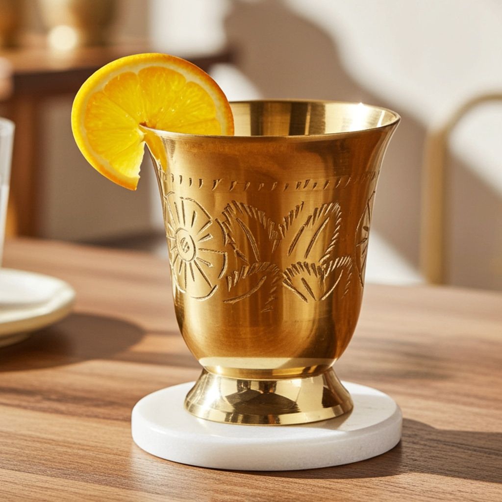 Brass Lemon Glass, 150 Ml (ZMAS179 C)