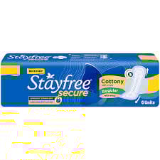 STAYFREE SECURE COTTONY SOFT[6]P
