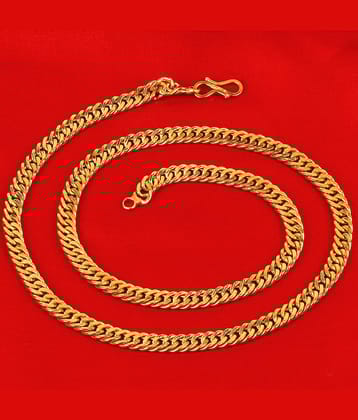 FASHION FRILL Gold Plated Brass Chain ( Pack of 1 )
