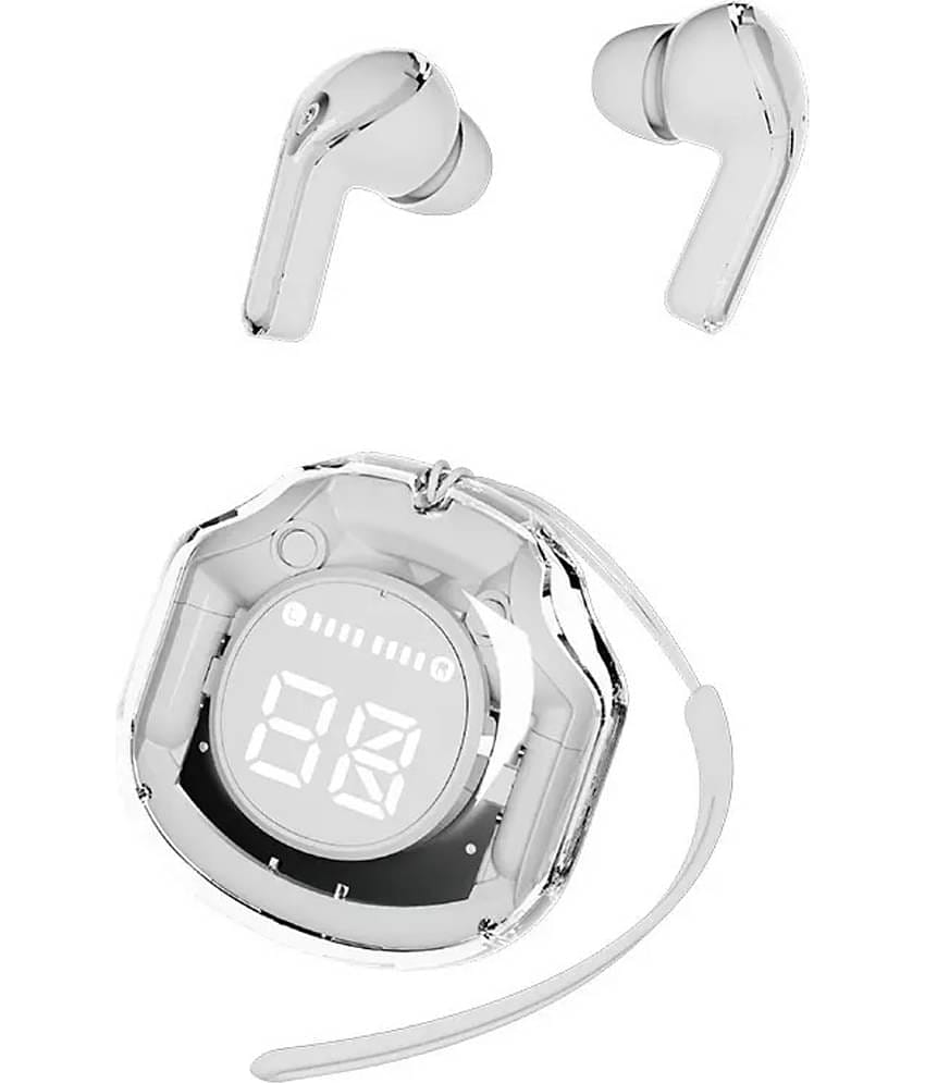 COREGENIX Ultrapodspro Bluetooth True Wireless (TWS) In Ear 8 Hours Playback Low Latency,Powerfull bass IPX4(Splash & Sweat Proof) White