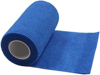 Ezyfit Self Adhesive Bandage Breathable Cohesive Bandage Wrap Rolls Elastic Self-Adherent Tape for Sports Injury, Strain, Knee & Wrist, Ankle Sprains & Swelling - 7.5 cm (Pack of 2)