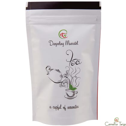 Camellia Twigs Muscatel Darjeeling Black Tea, 100gm Pouch