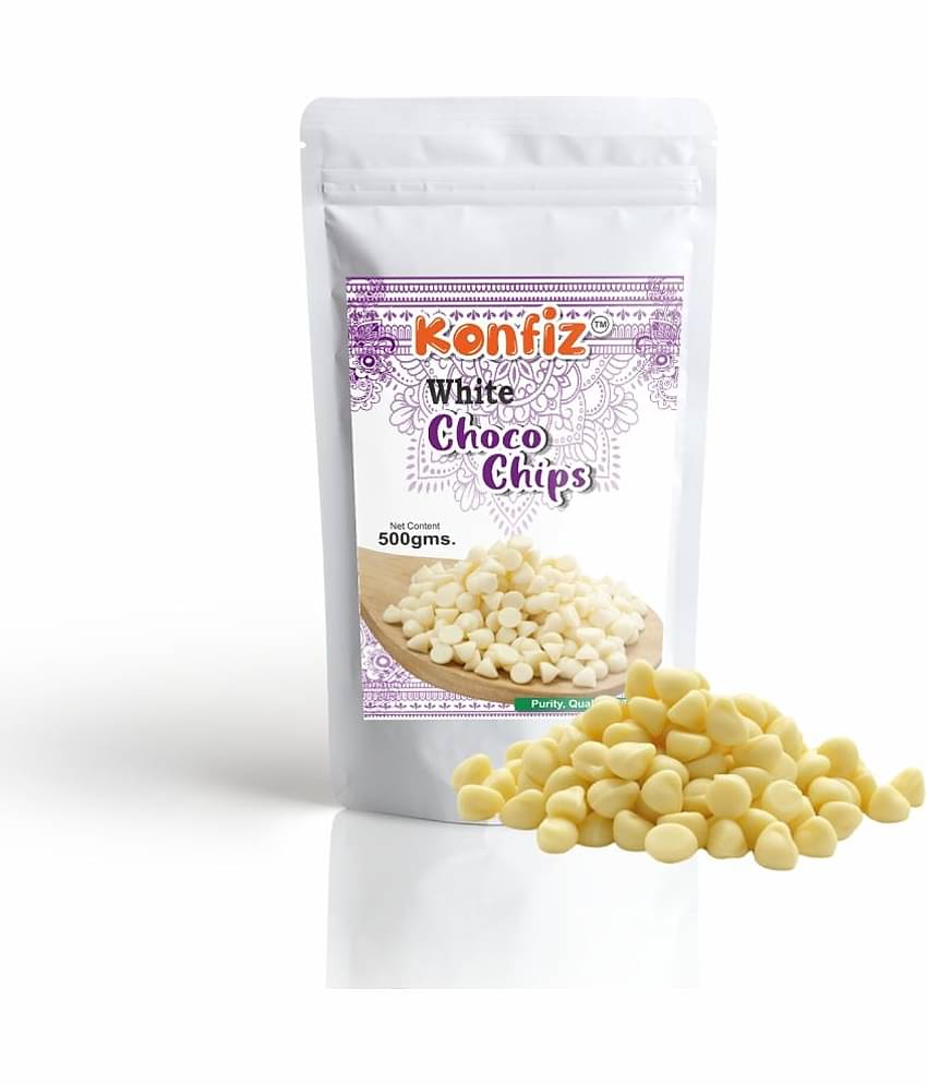 KONFIZ White Choco Chips White Chocolate 500 g