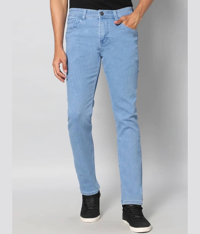 Sindon Regular Fit Basic Men's Jeans - Light Blue ( Pack of 1 )