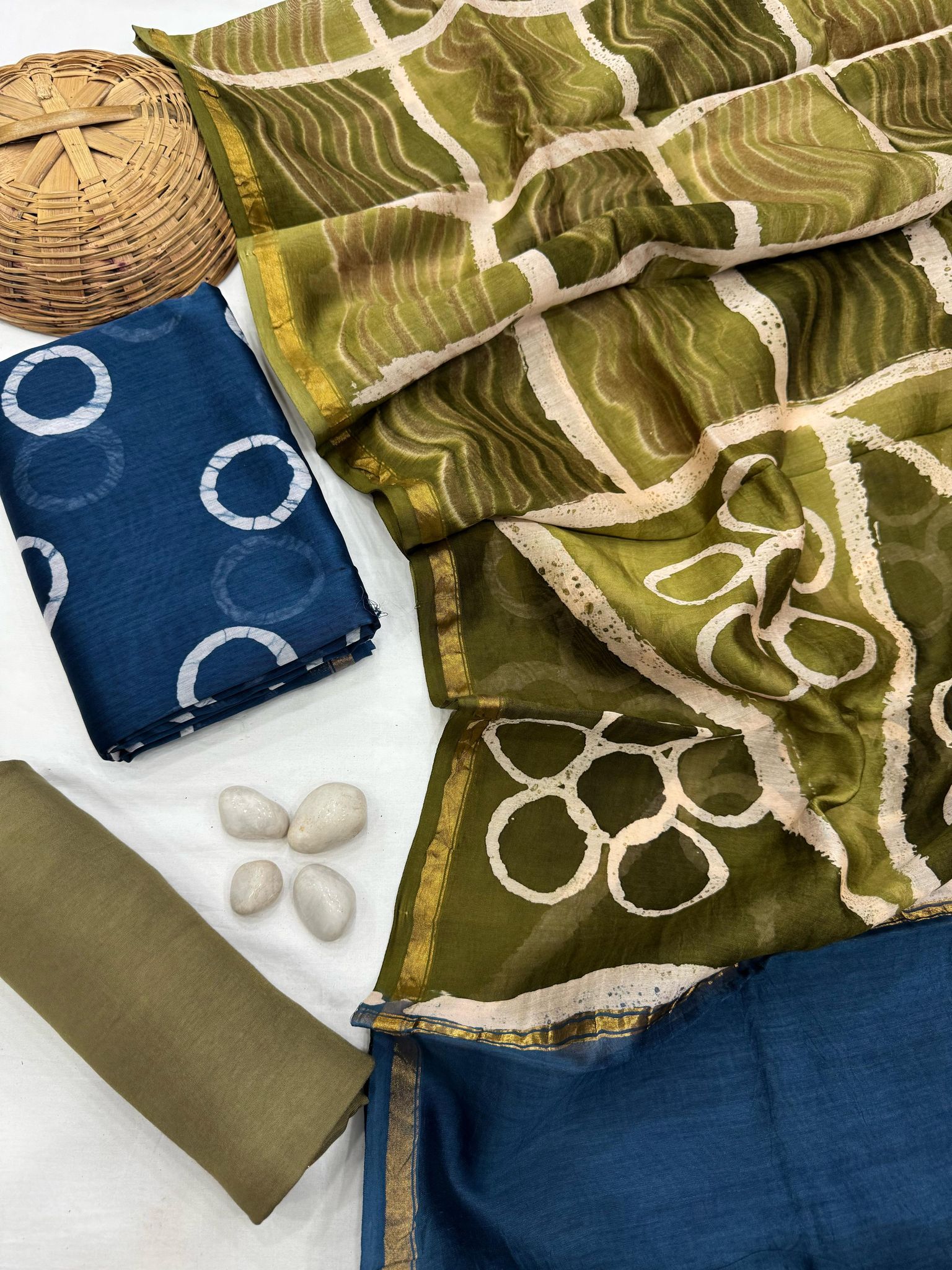 Chanderi Silk Suit Set