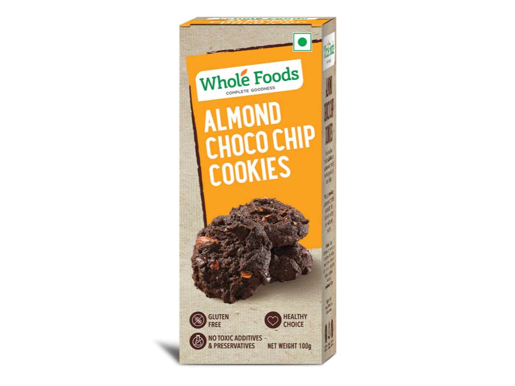 Whole Foods Gluten Free | Almonds Choco Chip Cookies | 100G