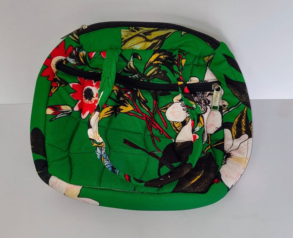 Handmade Floral Print Handbag