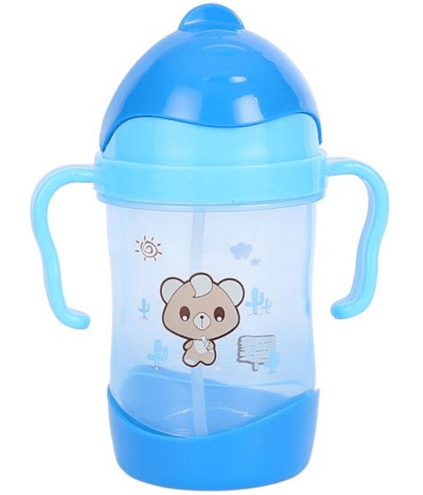 CHILD CHIC Blue Polycarbonate Straw sippers