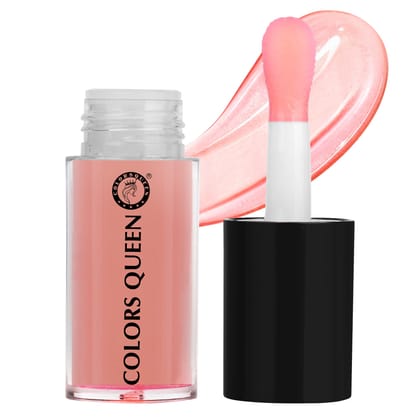 Colors Queen Lip Therapy Glossy Lip Gloss | Nourishing & Hydrating Gloss | Lightweight, Highly Pigmented and One Swipe Application | Non Sticky Lip Gloss with Extra Large Applicator (01 - Strawberry, 4.8ml) Colors Queen Lip Therapy Glossy Lip Gloss | Nou