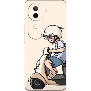 Yug Emporium Back Skin Wrap For iQOO Z9s 5G Premium Quality Full Coverage (Duet Couple Boy) (Mobile Back Cover, Multicolor)