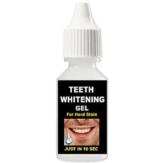 Teeth Whitening Gel For Men To Remove All Hard Stain In Just 10 Sec Teeth Whitening Liquid  (15 ml)