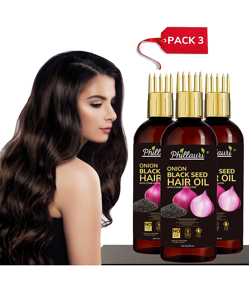 Phillauri - Anti Hair Fall Bhringraj Oil 180 ml ( Pack of 3 )