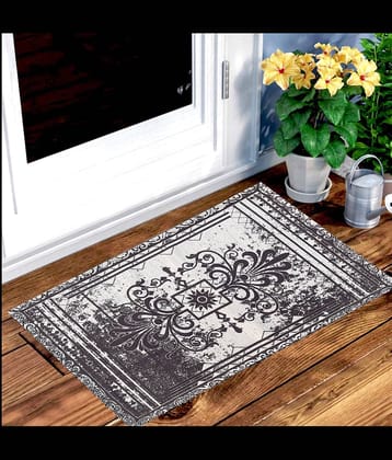 BELLA TRUE - Anti-skid Jute Door Mat ( 60 X 40 cm ) Set of 2 - Bronze