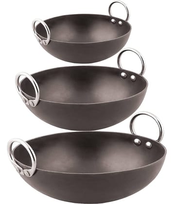 Veer - Iron Deep Kadhai 2 mm ( 4250 ) L