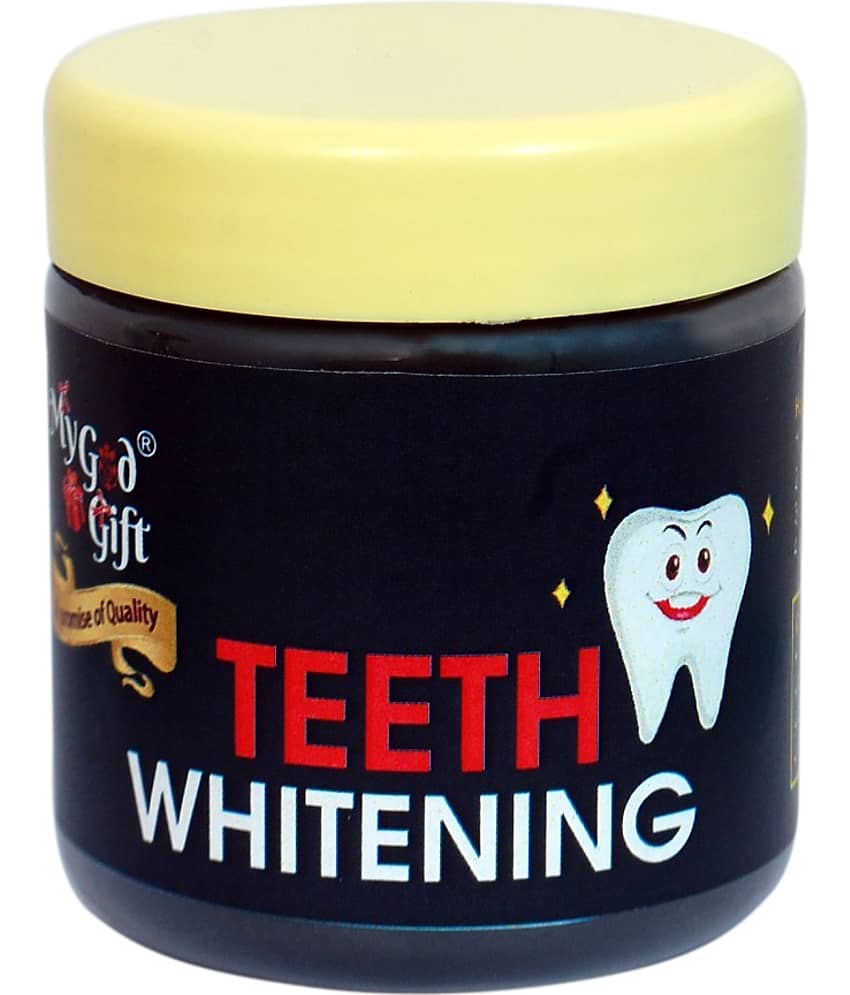 My God Gift Naturally Whiten Teeth & Removes Bad Breath Teeth Whitening Powder 80 gm