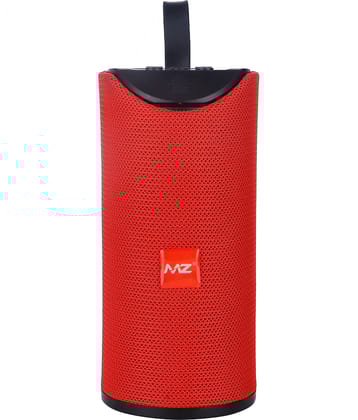 MZ M211 10 W Bluetooth Speaker Bluetooth V 5.0 with SD card Slot Playback Time 6 hrs Red