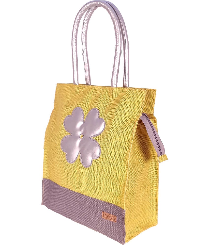Foonty Yellow Lunch Bags - 1 Pc