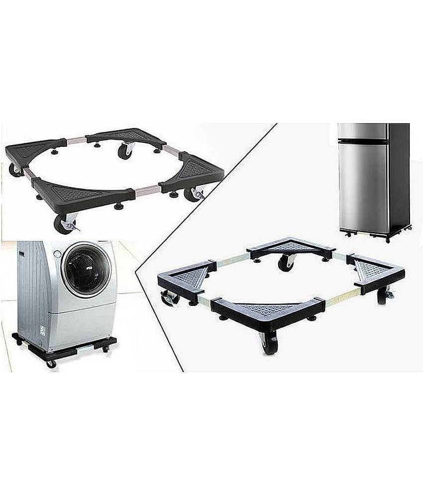 TNT Steel Washing Machine Stand - Black