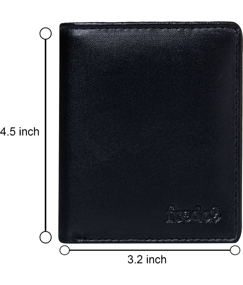 HIDEFLIX Black PU Men's Regular Wallet ( Pack of 1 )