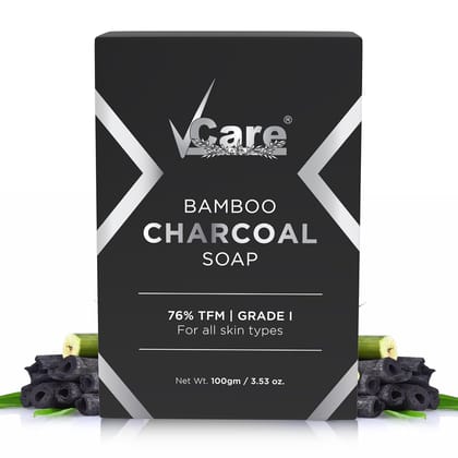 VCare Bamboo Charcoal Soap