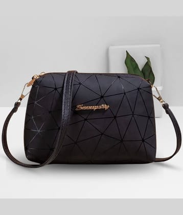 TCRAZY Sling Bag PU Set of 1 ( Black )