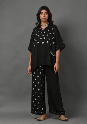 Bandhej Noir Co-Ord SET-M