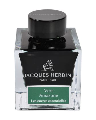 Jacques Herbin Essentielles - Vert Amazone-50 ml Ink Bottle